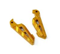 IPEVMLZ For Y&amaha XMAX300 XMAX250 For XMAX 400 300 250 125 Motorcycle Rear Passenger Footrest Rear Foot Pegs Pedal(Gold)