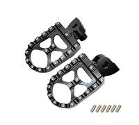 IPEVMLZ For Y&amaha YZ125 YZ250 WR250F WR450F YZ WR FX 65 85 125 250 450 CNC FootRest Footpegs Foot Pegs Pedal Motorcycle Accessories(BLACK)