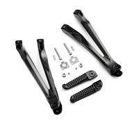 IPEVMLZ For Y&amaha YZF R1 YZFR1 2004 2005 2006 2007 2008 Motorcycle Rear Footrest Foot Pegs Bracket Set(Gloss Black)