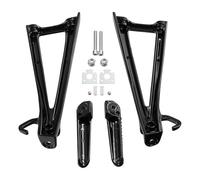 IPEVMLZ For Y&amaha YZF R6 2006 2007 2008 2009 2010 2011 2012 2013 2014 2015 2016 Rear Passenger Foot Pegs Footrests Bracket Motorcycle(BLACK)