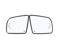IPEVMLZ Glass Mirror With Heating Accessories Car Side Rearview Lens For Toyota For Tundra 2007-2020 For Sequoia 2008-2017(Left Right)