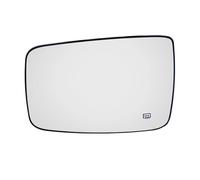 IPEVMLZ Left Right Side Heated Car Door Wing Mirror Glass Auto Rearview Rear View With Base For DODGE 1500 2500 2009-2019(Left)