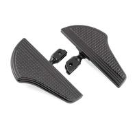 IPEVMLZ Motorcycle 45 Degree Footpegs Black CNC Footrests For Harley For Sportster XL 883 XL1200 For V-Rod Low For Hugger(BLACK,Front)