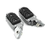 IPEVMLZ Motorcycle Accessories Black Footpegs For B&MW R 1200 GS LC ADV For Adventure R1250GS 1250GS CNC Billet Wide Foot Pegs Pedals(GRAY)