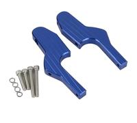 IPEVMLZ Motorcycle Accessories Passenger Footrests Extensions Foot Rests Pegs Footpegs For Vespa GT GTS 300 GTV 60 125 150 200 250 300IE(Blue)