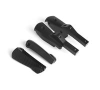 IPEVMLZ Motorcycle Accessories Rear Passenger Foot Peg Extensions For VESPA GTS250 GT60 GT GTS GTV 125 200 250 300 GTS300(BLACK,SET)