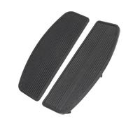 IPEVMLZ Motorcycle Black Front Rubber Rider Insert Footboard Floorboard Foot Peg For Harley For Touring For Dyna For Electra For Road For Glide