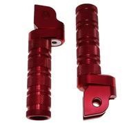 IPEVMLZ Motorcycle CNC Pedal Foot Pegs FootRest Footpegs For CB CBR 125R 250R 300R 400R 500R CB125R CB250 CB300 CB400 CBR250 CBR125(RED)