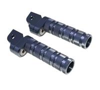 IPEVMLZ Motorcycle CNC Pedal Foot Pegs FootRest Footpegs For CB CBR 125R 250R 300R 400R 500R CB125R CB250 CB300 CB400 CBR250 CBR125(Silver)