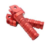 IPEVMLZ Motorcycle CNC Pedal Foot Pegs FootRest Footpegs For Y&amaha MT-10 09 07 03 FZ-07 09 FJ-09 FZ-6 FZS FZ1 FZ8 XJ6 YZF R3 R25 XJR 1200 1300(RED)