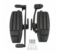 IPEVMLZ Motorcycle Driver Floorboard FootBoard Kit Pedal For Goldwing GL1800 F6B For Models 2001-2017 For Valkyrie 2014 2015(Matte black)