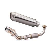 IPEVMLZ Motorcycle Exhaust Escape For Aerox155 NVX155 NVX125 For Aerox 155 NVX 155 125 Modify Front Link Pipe 51mm Muffler(Style B)