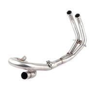 IPEVMLZ Motorcycle Exhaust Front Pipe Escape Muffler Full System For Y&amaha FZ07 MT07 FZ-07 MT-07 XSR 700 2014 2015 2016 2017(TYPE-a)