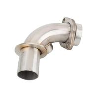 IPEVMLZ Motorcycle Exhaust Muffler Link Pipe 51mm Escape For Piaggio GTS300 For Vespa GTS 125 250 300 2008 2009-2017 2018 2019 2020(Style B)