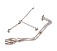 IPEVMLZ Motorcycle Exhaust System Escape Modify Front Link Pipe Connection 51mm Muffler For Sym For CRUISYM 150 125 For CRUISYM150