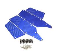 IPEVMLZ Motorcycle Floorboards Foot Pegs Pedal Front And Rear Footrest Footboard Step For KYMCO AK550 AK 550 2017-2020(Blue)