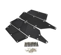 IPEVMLZ Motorcycle Floorboards Foot Pegs Pedal Front And Rear Footrest Footboard Step For KYMCO AK550 AK 550 2017-2020(BLACK)