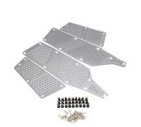 IPEVMLZ Motorcycle Floorboards Foot Pegs Pedal Front And Rear Footrest Footboard Step For KYMCO AK550 AK 550 2017-2020(Titanium)
