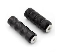 IPEVMLZ Motorcycle Folding Footrests Footpegs Foot Rests Pegs Pedals Set Motorbike Accessories Universal(BLACK,1 pair)