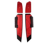 IPEVMLZ Motorcycle Footboard Footpads Accessories Scooter Footrest Mat For Forza300 For Forza350 2018 2019 2020 2021 2022 2023(RED)