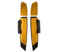 IPEVMLZ Motorcycle Footboard Footpads Accessories Scooter Footrest Mat For Forza300 For Forza350 2018 2019 2020 2021 2022 2023(Yellow)