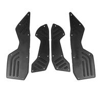 IPEVMLZ Motorcycle Footboard Steps Footrests Foot Pads Pedals Anti Slip Footpads Plate For Y&amaha NMAX125 NMAX155 For NMAX 125 155(BLACK)