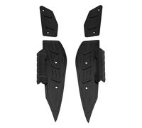 IPEVMLZ Motorcycle Footpads For Y&amaha For XMAX 300 2023 2024 Aluminum Alloy Pegs Plate Pedal Modified Skid Proof Footrest(BLACK)
