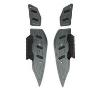 IPEVMLZ Motorcycle Footpads For Y&amaha For XMAX 300 2023 2024 Aluminum Alloy Pegs Plate Pedal Modified Skid Proof Footrest(Titanium)