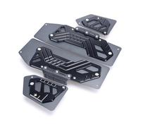 IPEVMLZ Motorcycle Footrest Foot Pads Pedal Plate Pedals Accessories For ADV-350 ADV 350 ADV350 adv 350 2022-(BLACK)