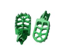 IPEVMLZ Motorcycle Footrest Footpegs Foot Pegs Pedal For CRF1000L CRF1100L For Africa For Twin CRF1100 CRF1000 CRF 1000 1100 L(Green)