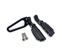 IPEVMLZ Motorcycle Footrest Rear Foot Peg Passenger Footpeg Mount Kit Fits For B&MW R18 100 Years R 18 Classic 2020 2021 2022 2023(A style)