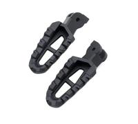 IPEVMLZ Motorcycle Front And Rear Footrest Pedals Accessories Suitable For Ducati For Multistrada 950 1200 1260 For Hypermotard 821(BLACK,No Cover)