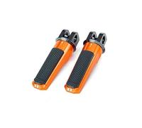 IPEVMLZ Motorcycle Front Foot Pegs Footrests For CB600F For Hornet CB650R CB1000R CBF600 CBF1000 CBR650F CBR600RR CBR650R CBR900RR(Orange)