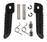 IPEVMLZ Motorcycle Front Footrest Foot Pegs For Suzuki GSXR 600 GSXR 750 GSXR 1000 2001 2002 2003 2004 2005-2022(Matte Black)