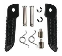 IPEVMLZ Motorcycle Front Footrest Foot Pegs For Suzuki GSXR 600 GSXR 750 GSXR 1000 2001 2002 2003 2004 2005-2022(BLACK)