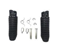 IPEVMLZ Motorcycle Front Footrests Foot Pegs Pedal For Suzuki For V-Strom 650 DL650 GSX1300R GSX1300 For Hayabusa GSX650F GSX1400 For B-King(BLACK)