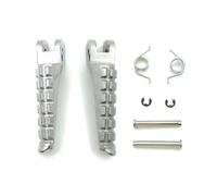 IPEVMLZ Motorcycle Front Rear Footrests Foot Pegs Pedals For Ducati For Monster 696 796 For Monster696 For Monster796 2009-2014(Front)