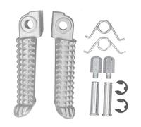 IPEVMLZ Motorcycle Metal Footrest Foot Pegs Rests Footpegs High Strength Replacement For YZF R1 2002-2012 For YZF R6 2003-2011