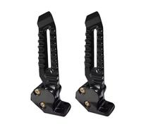 IPEVMLZ Motorcycle Replacement Foot Pegs Footrest Pedal For 150cc 125cc Pedal Footrests Motorbike Accessories(BLACK)