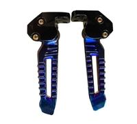 IPEVMLZ Motorcycle Replacement Foot Pegs Footrest Pedal For 150cc 125cc Pedal Footrests Motorbike Accessories(All blue)