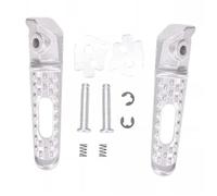IPEVMLZ Motorcycle Rider Passenger Front Rear Pedal Footrest Foot Pegs For CBR CBR600RR 1000RR 954 600F4i 1000R F5 929 CBR RR(Rear)