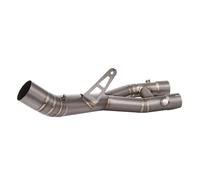 IPEVMLZ Motorcycle Titanium Exhaust Escape For YZF R1 MT-10 R1M 2015 2016 2017 2018-2023 Moto Modified Muffler 50.8mm Mid Link Pipe(60MM Titanium Alloy B)