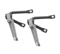 IPEVMLZ Motorcycle Universal Foot Pegs 2Pcs Folding Footrest Wearproof Rear Pedals Bracket Motorcycle Accessories