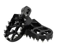 IPEVMLZ Motorcycles Accessories Footpegs Foot Pegs Pedals Foot Rests Footrests For MX650 MX500 SX500 MX 650 500 Bike Aluminum(BLACK)