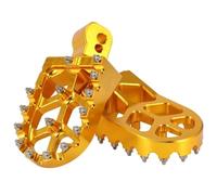 IPEVMLZ Motorcycles Accessories Footpegs Foot Pegs Pedals Foot Rests Footrests For MX650 MX500 SX500 MX 650 500 Bike Aluminum(Gold)