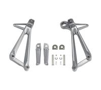 IPEVMLZ Passenger Footpeg Footrest Bracket For Y&amaha YZFR3 2015-2025 For MT03 2020-2024 Motorcycle Rear Pegs(Silver)