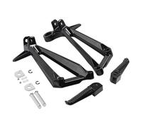 IPEVMLZ Passenger Footpeg Footrest Bracket For Y&amaha YZFR3 2015-2025 For MT03 2020-2024 Motorcycle Rear Pegs(BLACK)