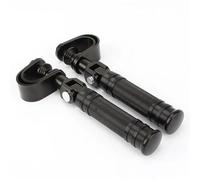 IPEVMLZ Pegs 25MM 32MM Crash Bar O-Ring Clamps Mount Footrests Highway Footpegs For Harley For Touring For Dyna For Softail(BLACK,Chrome)