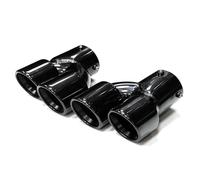 IPEVMLZ Quad Carbon Fiber Exhaust Tip For B&MW G20 G21 M340i M240i G42 M440i Performance Exhaust Muffler Tip Tailpipe For Exhaust System(BLACK)