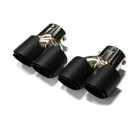 IPEVMLZ Quad Carbon Fiber Exhaust Tip For B&MW G20 G21 M340i M240i G42 M440i Performance Exhaust Muffler Tip Tailpipe For Exhaust System(Carbon Fiber E)